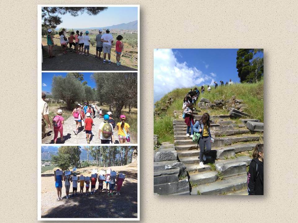 Ξεναγήσεις μαθητών και εκπαιδευτικά προγράμματα στο αρχαίο θέατρο Σπάρτης (αρχείο ΕΦΑΛΑΚ)